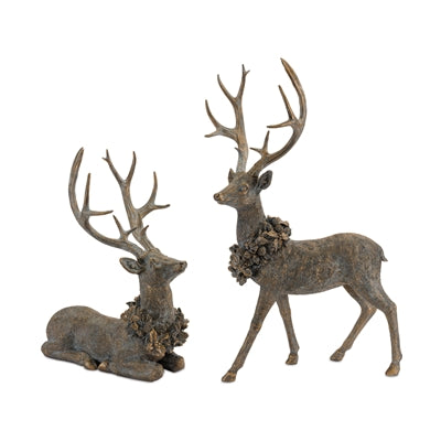 Deer With Wreath