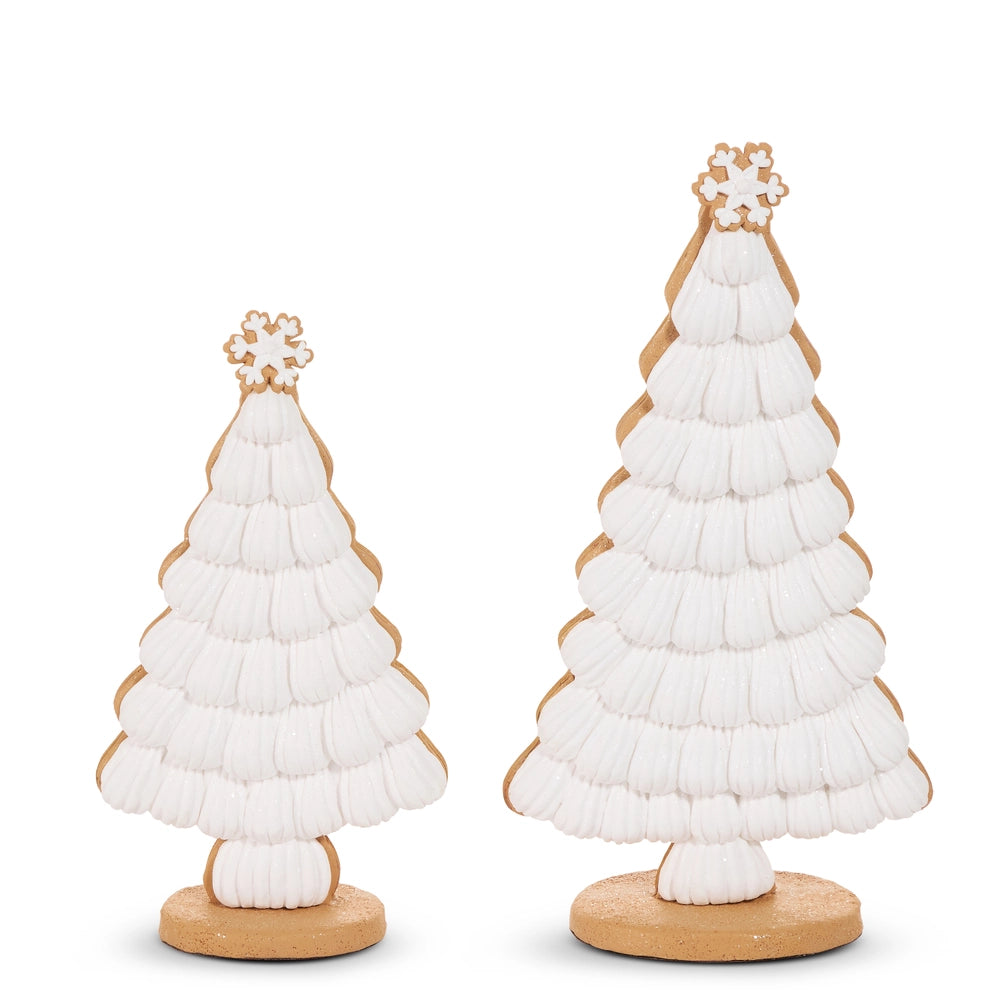 White Icing Trees