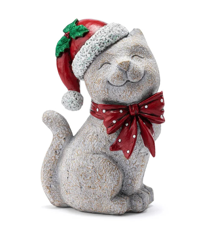 Christmas Cat Figure