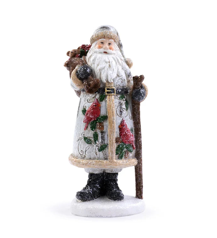 Gliter Santa Holding Bag