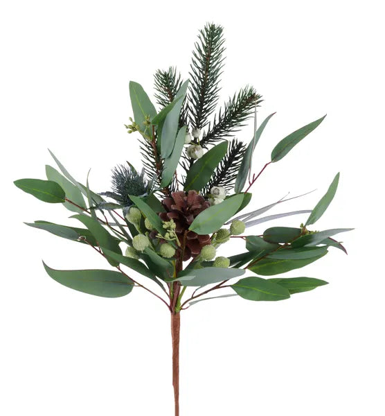 20"L Eucalyptus/Berry/Pine Pick