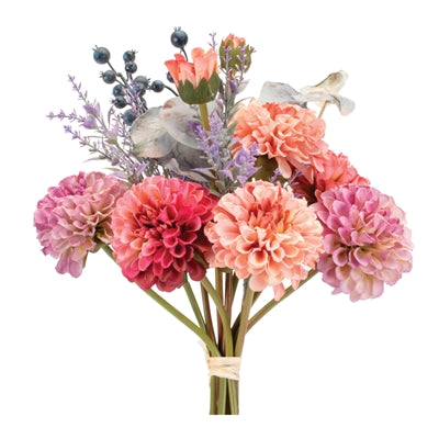 Mixed Zinnia Bouquet 18"H