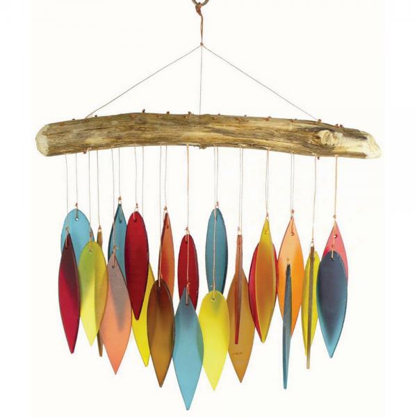 Santa Fe Colors Leaves Driftwood Chime