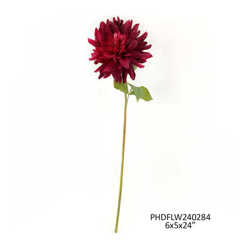 Fresh Touch Dahlia Stem Merlot
