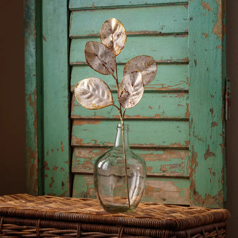 Iced Gold Magnolia Stem