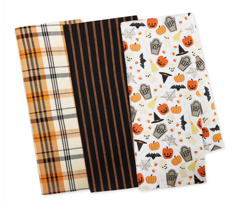 Halloween Fun Dishtowel Set of 3