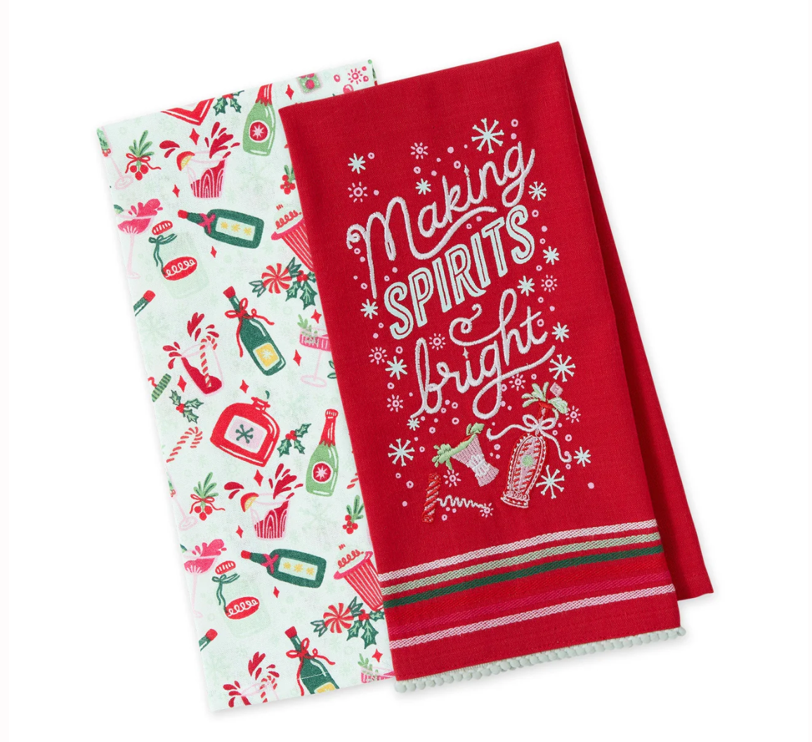 Spirits Bright Dishtowel Set of 2