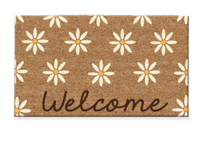 Welcome Daisies Doormat