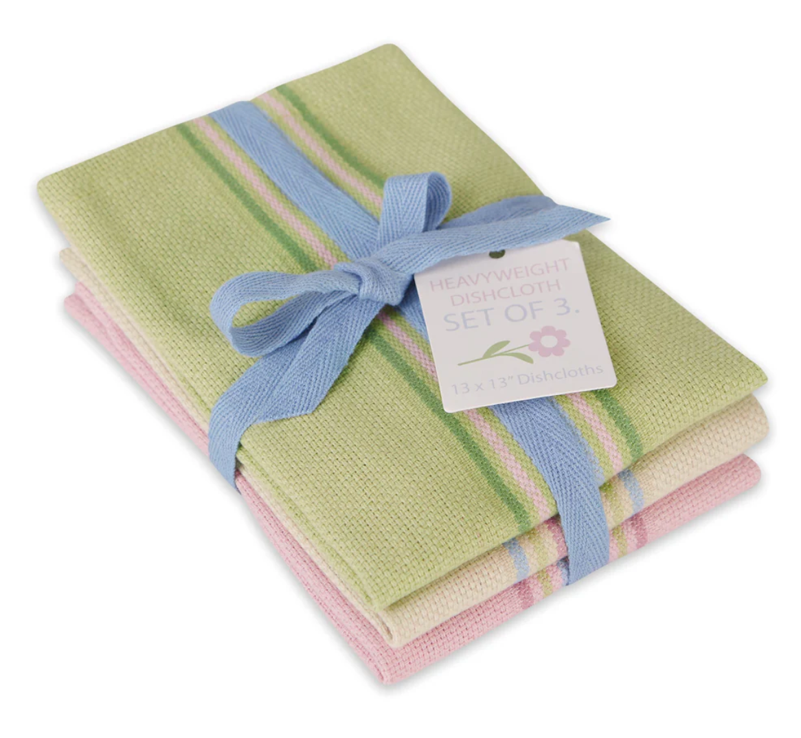 Easter Basket Heavyweight Essentials Dishtowel Set of 3