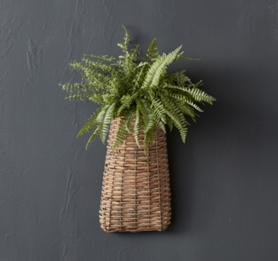 Wall Basket 17"H Willow