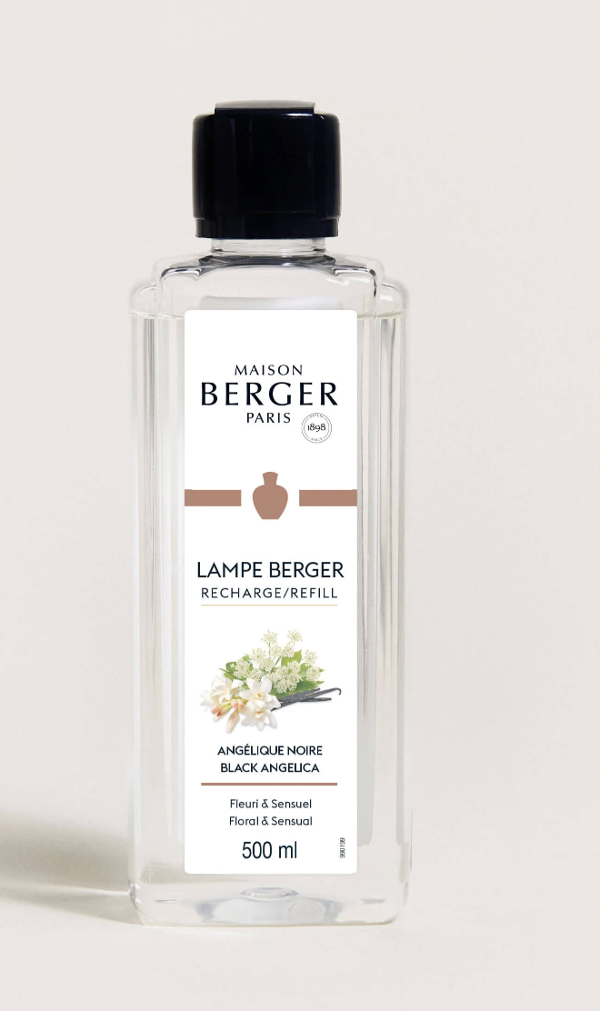 Black Angelica Fragrance Lamp Refill by Maison Berger