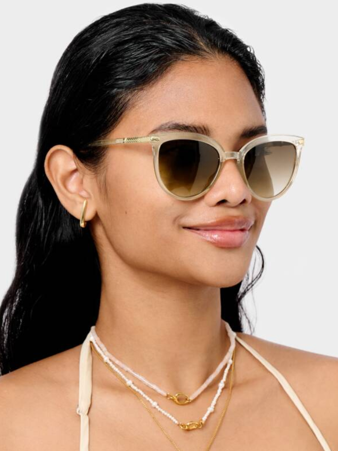 Ravello Sunglasses-Nude Transparent