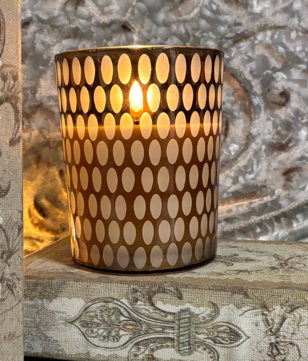Radiance Amber Imprint Candle 4.5