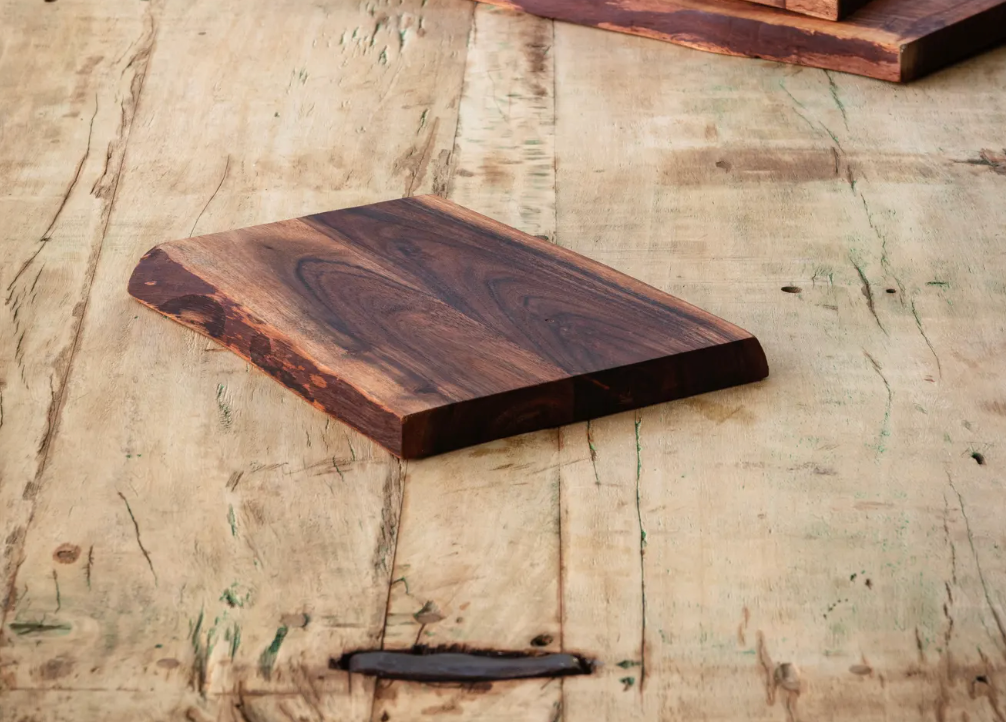 Wooden Live Edge Chopping Board, Small