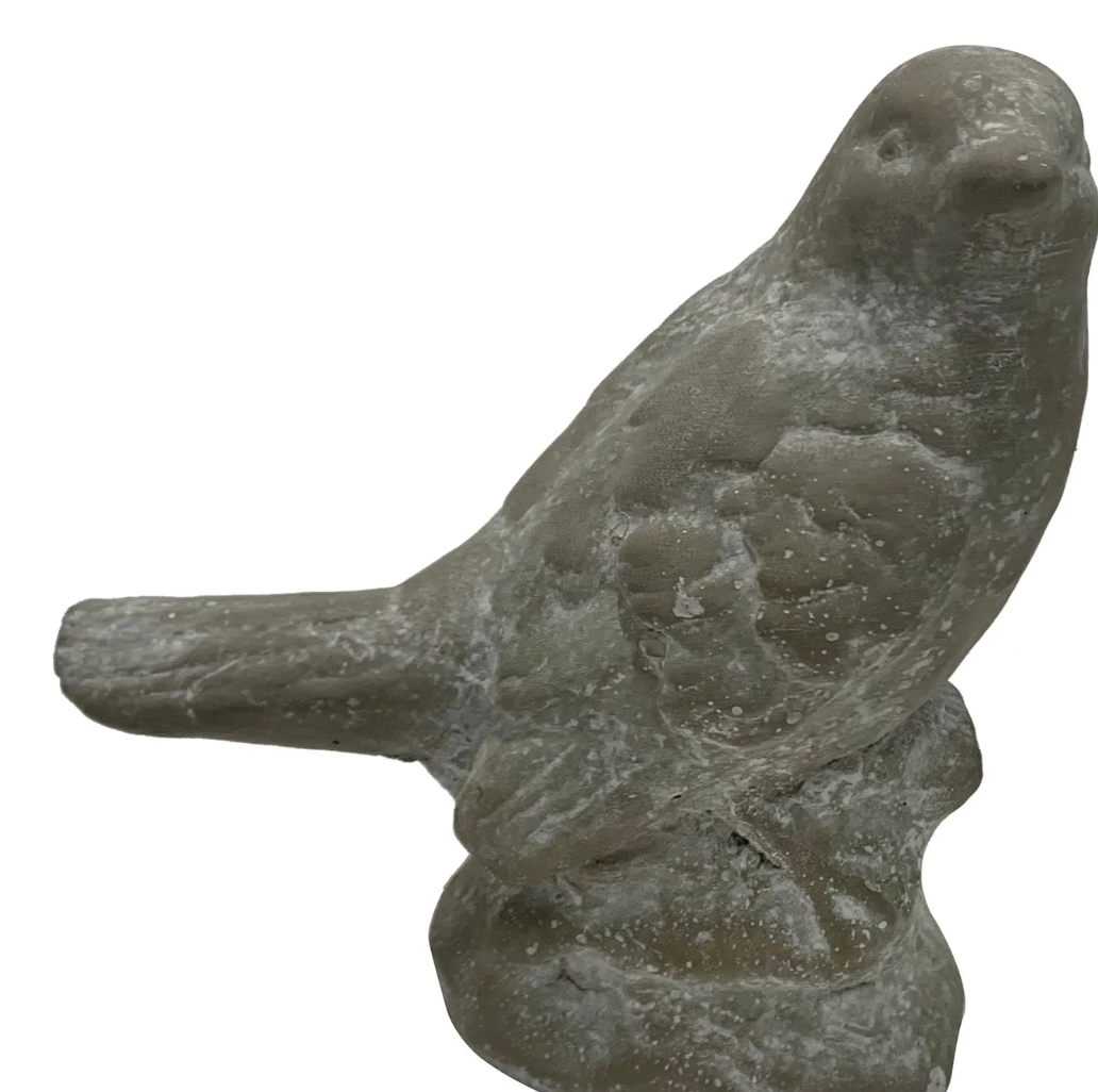 English Garden Cement Bird