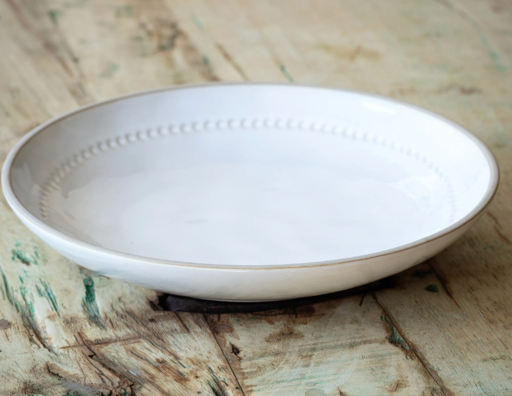 Isabella White Pasta Bowl