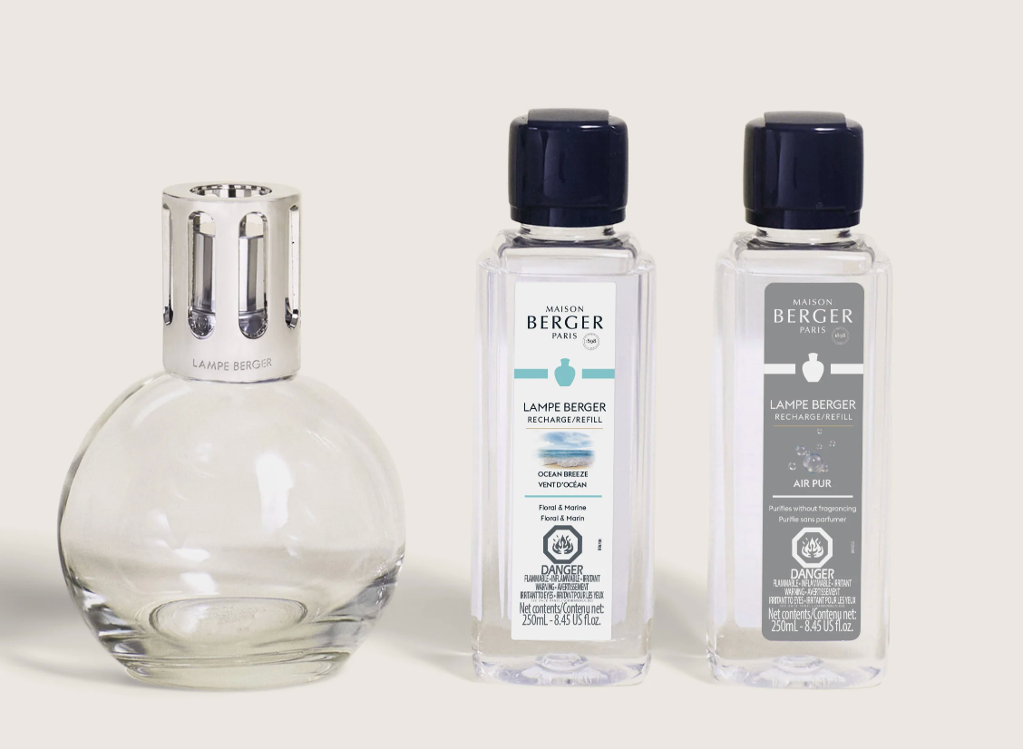 Essential Round Lamp Ritual Starter Kit with Air Pur So Neutral + Ocean Breeze