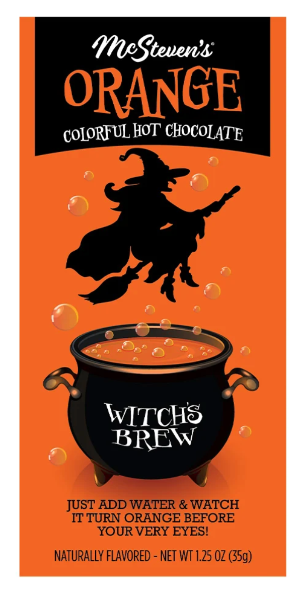McSteven's Witch's Brew Colorful Orange Hot Chocolate