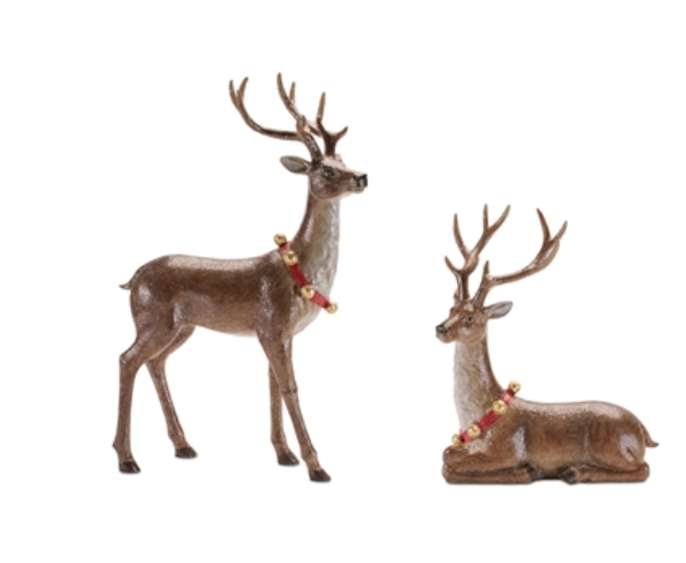 Deer (2 Asst) 11.5"H, 17"H Resin