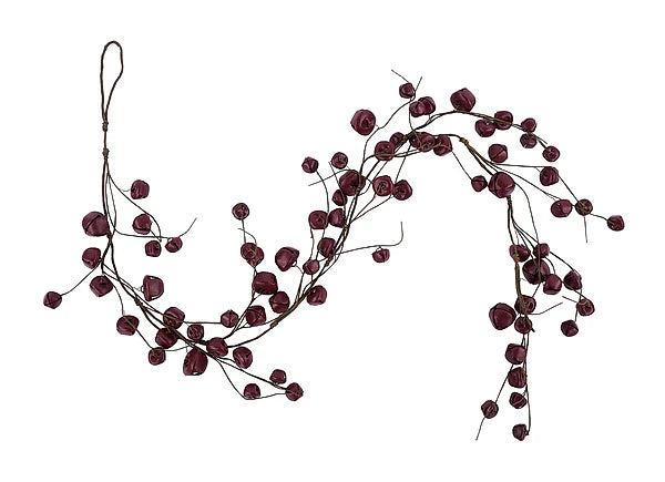 58"L Mixed Sizes Jingle Bell Garland
