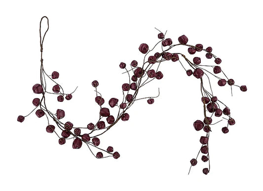 58"L Mixed Sizes Jingle Bell Garland