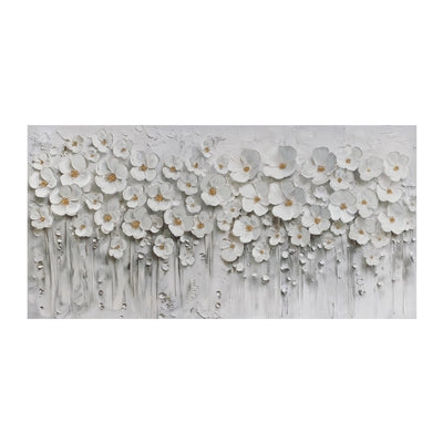 Textured Dogwood Print 47"L x 24"H Canvas