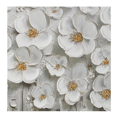 Textured Dogwood Print 47"L x 24"H Canvas