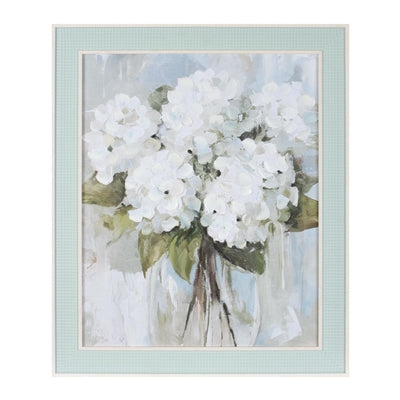 Hydrangea Frame 19"L x 24"H Canvas