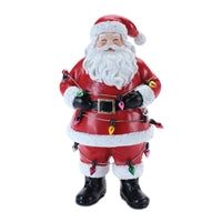 Santa w/Lights 6"