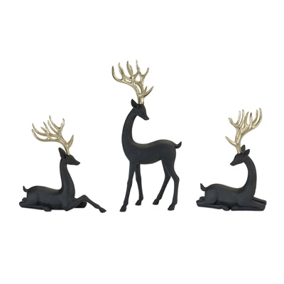 Deer Black and Gold