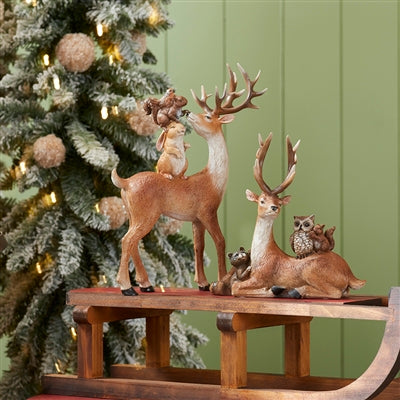 Deer w/Forest Friends