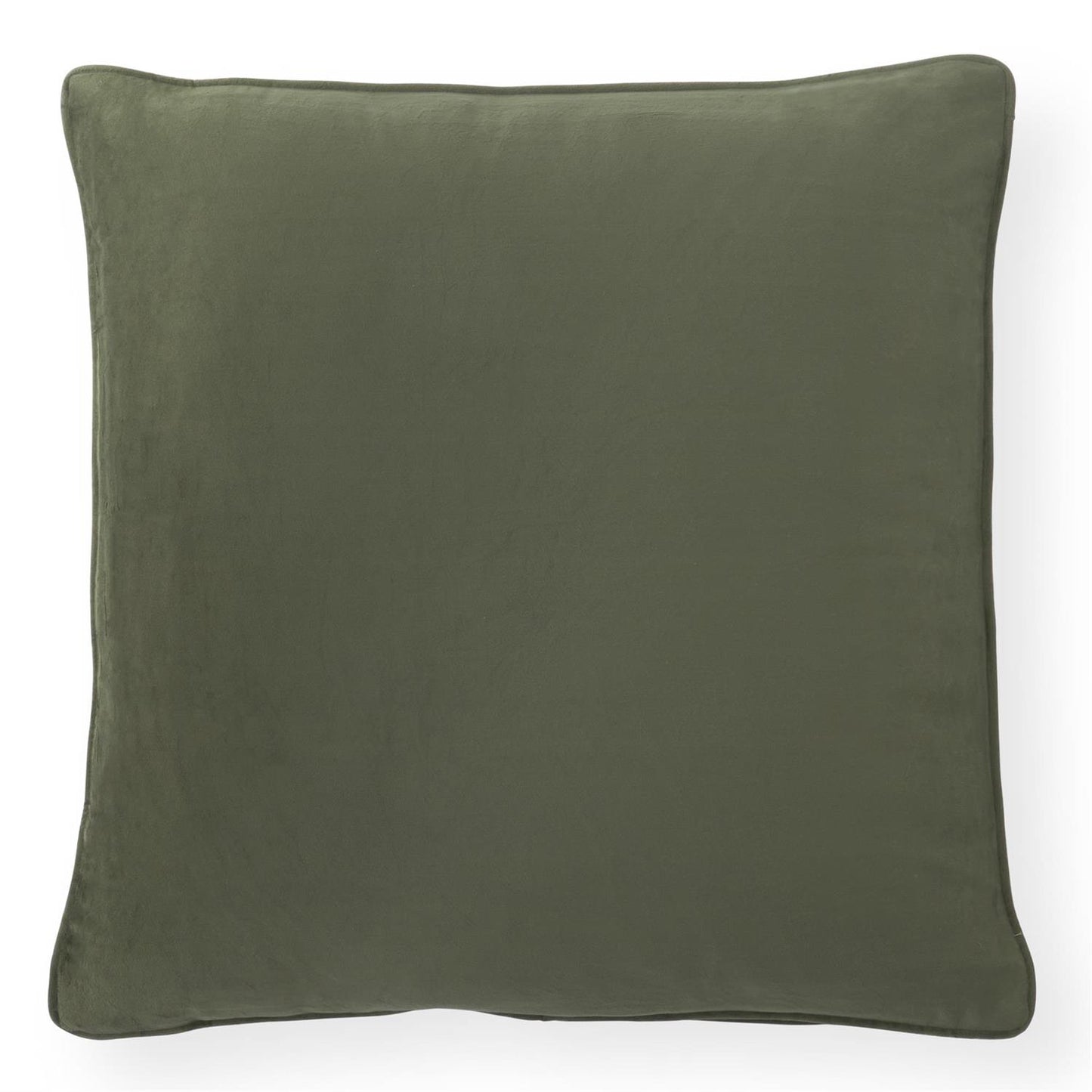20 Inch Green Velvet Square Pillow