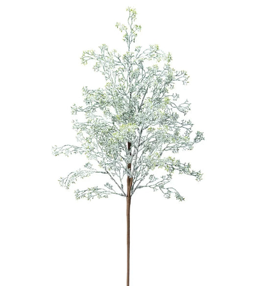 Light Green Glitter Pine Spray