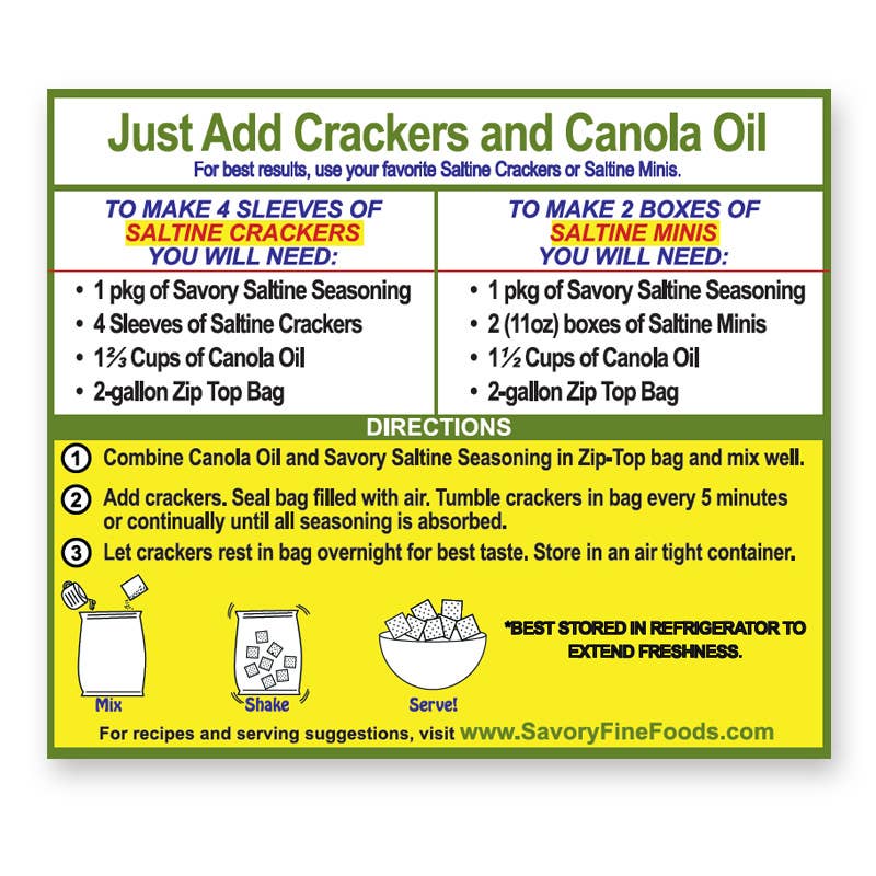Savory Party Cracker Seasoning - Spicy Guacamole
