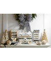 14.5" Lighted Paper Cafe
