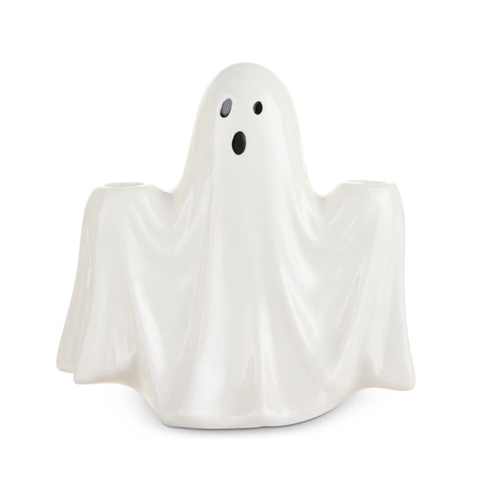 8" Ghost Candle Holder
