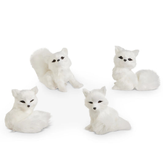 5" White Fox Ornament