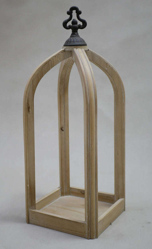 WOODEN OPEN LANTERN 9X23.5″, LG