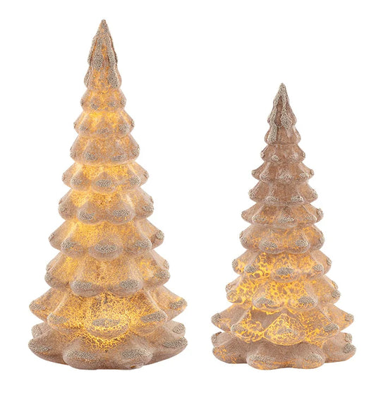 Beige Glass Tree