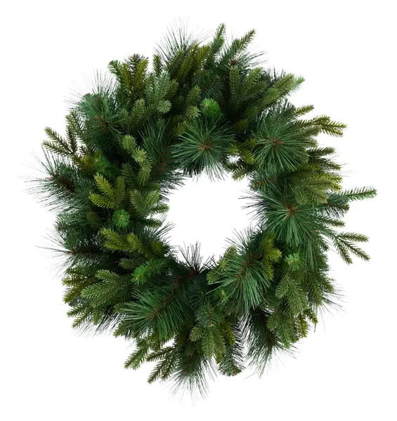 24"Dia Mixed Pine Wreath