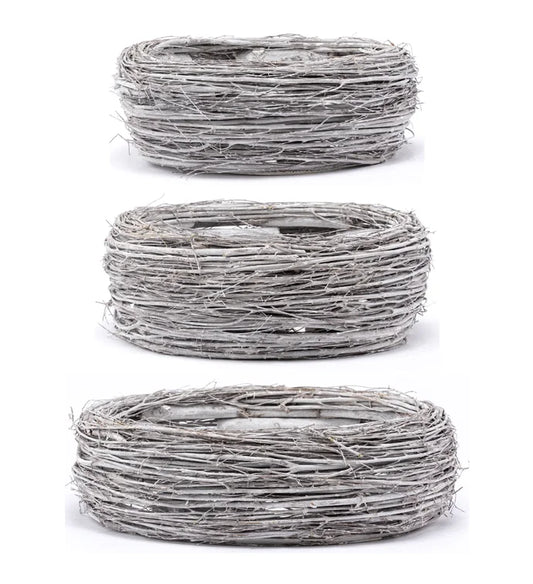 Round Twig Dishgarden