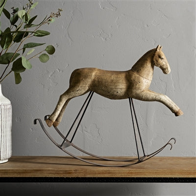 Horse Rocker 22.25"L x 19.25"H Resin
