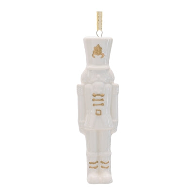 Nutcracker Ornament 4.25”H Porcelain