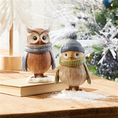 Winter Owl or Bird Sold Separately