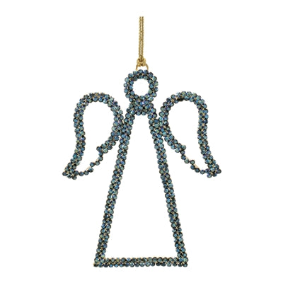 Angel Ornament 5.25”H Iron/Acrylic