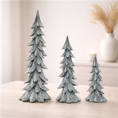Tree Gray Green White