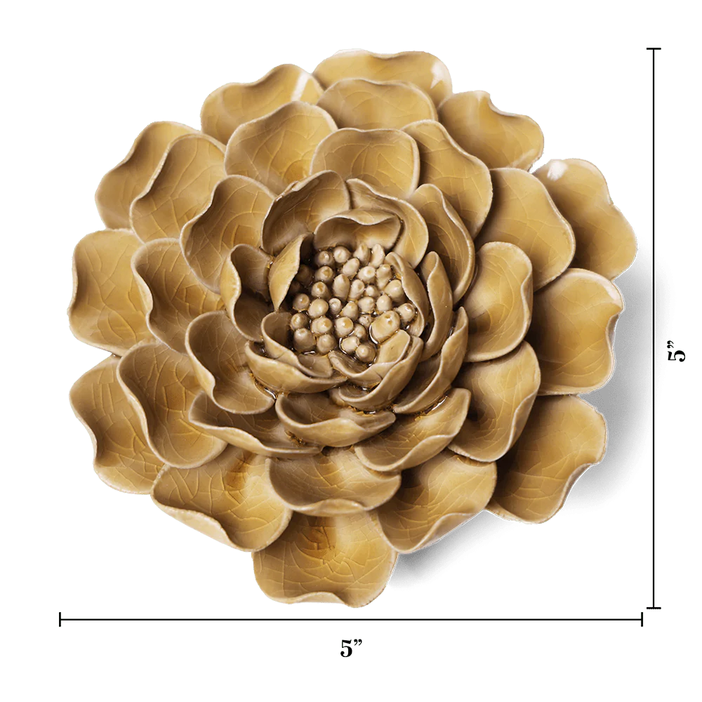 English Garden Ceramic Flowers