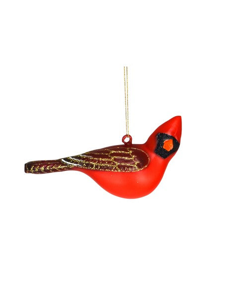 Male Northern Cardinal Turned Head Ornament