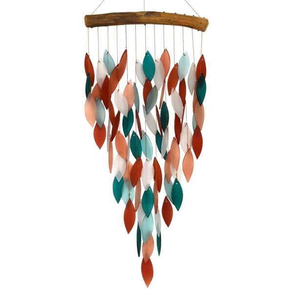 Deluxe Coral and Teal Waterfall