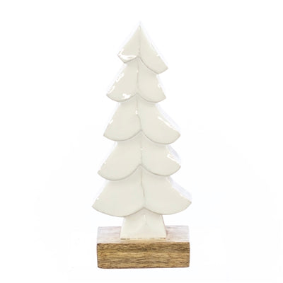 White Enamel Tree Sm